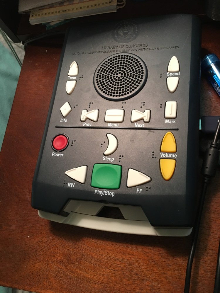 My talking book player