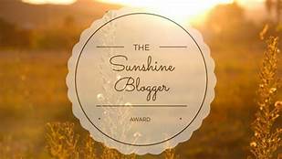 Sunnshine blogger award